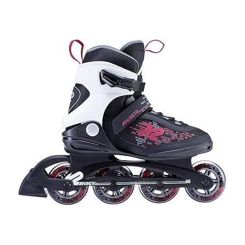  K2 Kinetic 80 Women's Inline Skates, Breathable & Comfortable Original Softboot Skates for Women