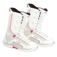 K2 5150 Brigade White Pink Star Womens Girls Snowboard Boots Sizes 5 W 6 G