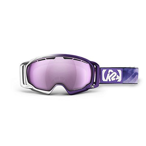  K2 Captura Pro Ski Goggles, One Size, Signature 1/Pink/Silver Tripic Mirror