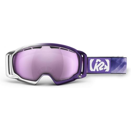  K2 Captura Pro Ski Goggles, One Size, Signature 1/Pink/Silver Tripic Mirror