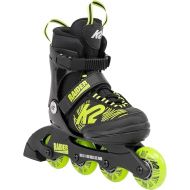 K2 Youth Raider Adjustable Inline Skates- Black_Lime / 1-5