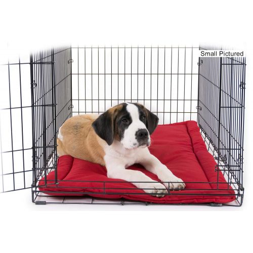  K9 Ballistics Tough Dog Crate Pad - Washable, Durable and Waterproof Dog Crate Beds - Sizes: Small, Medium, Large, XL, XXL. Color: Red, Tan, Black, Green