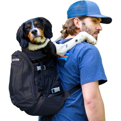  K9 Sport Sack AIR Plus | Dog Carrier Backpack for Small and Medium Pets | Front Facing Adjustable Pack with Storage Bag | Fully Ventilated | Veterinarian Approved