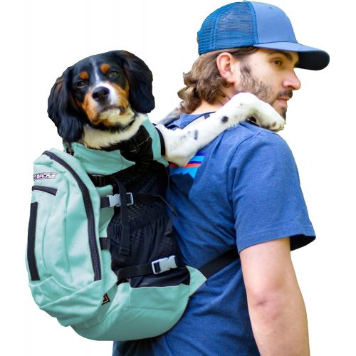  K9 Sport Sack AIR Plus | Dog Carrier Backpack for Small and Medium Pets | Front Facing Adjustable Pack with Storage Bag | Fully Ventilated | Veterinarian Approved