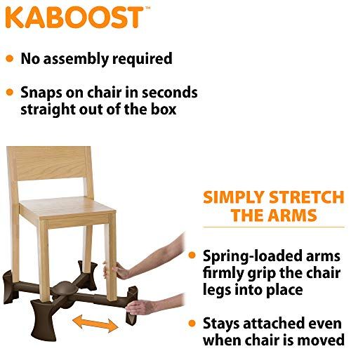  [아마존베스트]KABOOST Portable Chair Booster - Chocolate