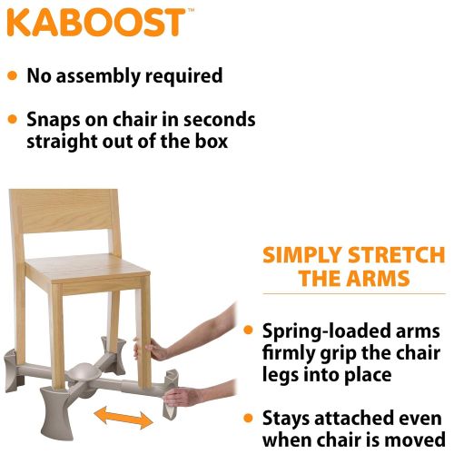  [아마존베스트]KABOOST Portable Chair Booster - Natural