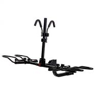 KAC K2 2” Hitch Mounted Rack 2 Bike Platform Style Carrier for Standard, Fat Tire, and Electric Bicycles 2 Bikes X 60 lbs (120 lbs Total) Heavy Weight Capacity Smart Tilting