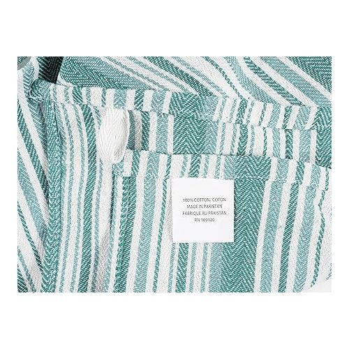  KAF Home Assorted Flat Kitchen Towels | Set of 10 Dish Towels, 100% Cotton - 18 x 28 inches | Ultra Absorbent Soft Kitchen Tea Towels | Perfect for Cooking, Cleaning, and Drying Hands (Teal)