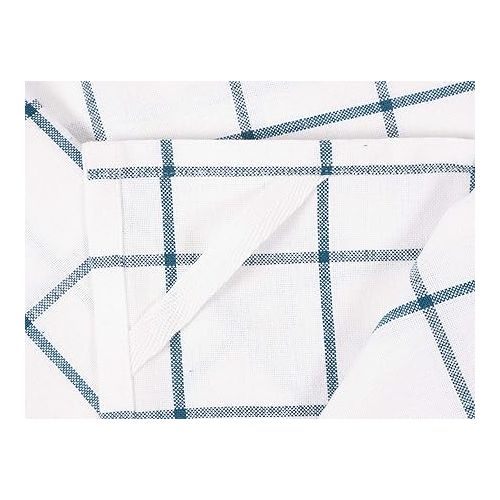  KAF Home Soho Kitchen Dish Towel Set of 10 | 18 x 28 Inch Tea Towels | Soft and Absorbent Mixed Set of Flat Towels (Teal)