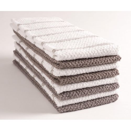  [아마존베스트]KAF Home Pantry Piedmont Terry Kitchen Towels | Set of 8, 16 x 26 inch, Absorbent Terry Cloth Dish Towels, Hand Towels, Tea Towels | Perfect for Kitchen Spills, Cooking, and Messes