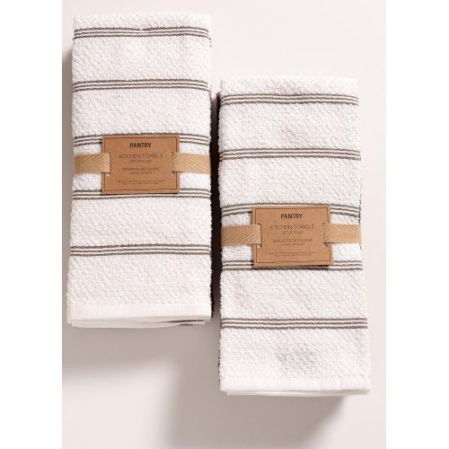  [아마존베스트]KAF Home Pantry Piedmont Terry Kitchen Towels | Set of 8, 16 x 26 inch, Absorbent Terry Cloth Dish Towels, Hand Towels, Tea Towels | Perfect for Kitchen Spills, Cooking, and Messes