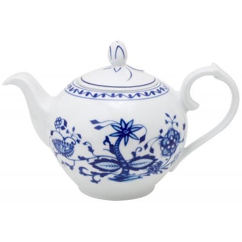  KAHLA - PORCELAIN FOR THE SENSES KAHLA Onion Pattern, Teapot 40-1/2 oz, Rossella Color, 1 Piece