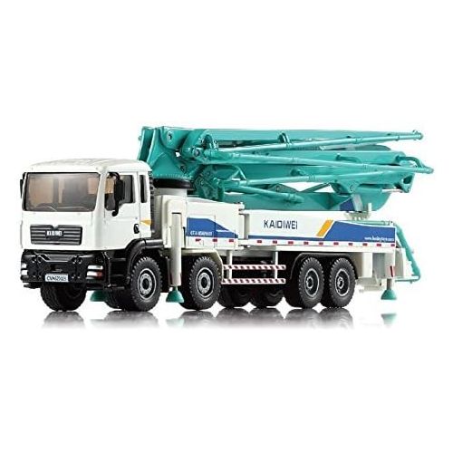  KAIDIWEI 1:55 Concrete Pump Truck Diecast Car Model Car