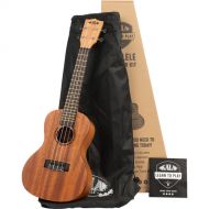 KALA Learn to Play Concert Ukulele Starter Kit (Mahogany)