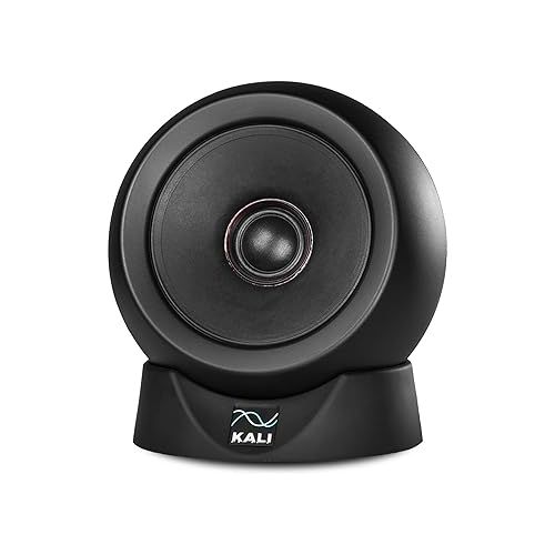  KALI AUDIO in-UNF Ultra Nearfield 3-way Studio Speakers - Professional Monitor Speakers for Audio Production, Mixing, Mastering - Boundary EQ, DSP-Powered DIP Switches - Recording Studio Equipment
