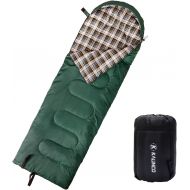 KALINCO Sleeping Bags for Adults Cotton Flannel Lightweight- Compact 3 Season Waterproof for Adults & Kids Compression Camping Equipment for Travel Hiking, Traveling, Indoors and O