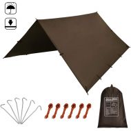 KALINCO 10X10FT/10X15FT,Tent Tarp,Picnic Mat Camping Tarp Tent Hammock Tarp, pu Waterproof Camping tarp Tent Rain Fly Picnic Mat Survival Shelter Sunshade