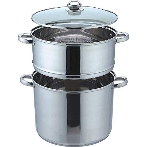  Kamberg Couscous-Topf Edelstahl, Edelstahl, rostfrei, 4 Litres