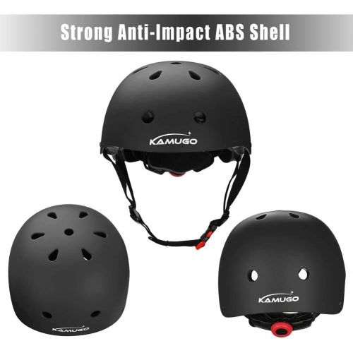  KAMUGO Kids Adjustable Helmet, Suitable for Toddler Kids Ages 2-14 Boys Girls, Multi-Sport Safety Cycling Skating Scooter Helmet
