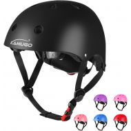 KAMUGO Kids Adjustable Bike Helmet, Suitable for Toddler Age 2-14 Boys Girls, Multi-Sports Cycling Skating Scooter Helmet, 2 Sizes