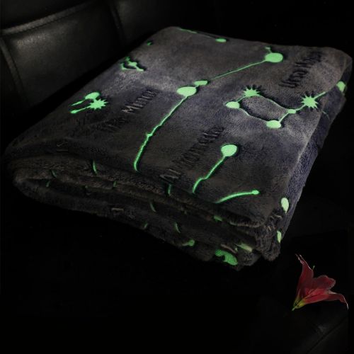  [아마존 핫딜] [아마존핫딜]Kanguru Glow in The Dark Constellation Blanket, Gifts for Teens Kids Women Girls Best Friend