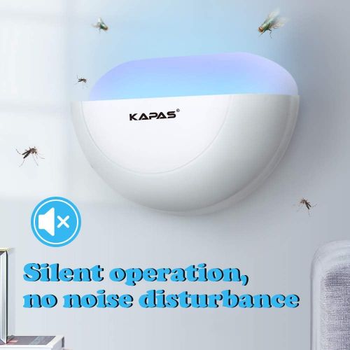  KAPAS Indoor Bug Zappers, 8W Insect Killer with UV Light for Capturing Flies, Moths and Other Flying Insect