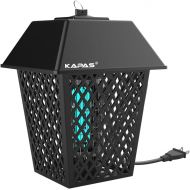 KAPAS Electric Bug Zappers, 20W Outdoor & Indoor Blue Light Pest Control Lantern for Mosquitoes, Flies, Gnats, Pests & Other Insects (Black - 1 Pack)