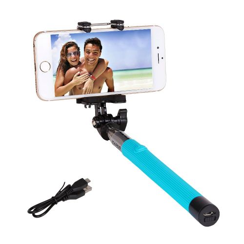  Wireless Selfie Stick, KAPAS Foldable 3.5ft Extends Up Premium Bluetooth Remote Shutter Extendable Monopod with Adjustable Holder for iPhone Samsung and Other iOS and Android Smart