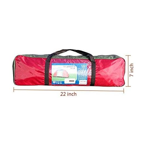  KARMAS PRODUCT Outdoor Easy Setup 8 Person Large Family Tent with Portable Bag for Camping Hiking Travelling Backpacking