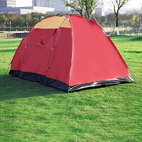  KARMAS PRODUCT Outdoor Easy Setup 8 Person Large Family Tent with Portable Bag for Camping Hiking Travelling Backpacking