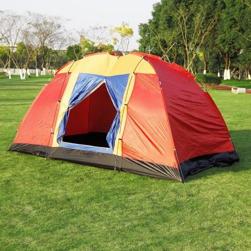  KARMAS PRODUCT Outdoor Easy Setup 8 Person Large Family Tent with Portable Bag for Camping Hiking Travelling Backpacking