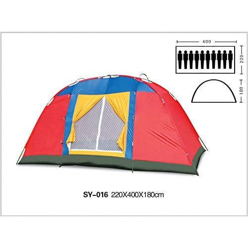  KARMAS PRODUCT Outdoor Easy Setup 8 Person Large Family Tent with Portable Bag for Camping Hiking Travelling Backpacking