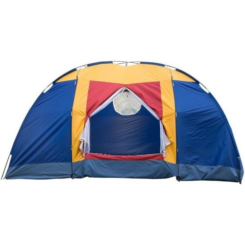 KARMAS PRODUCT Outdoor Easy Setup 8 Person Large Family Tent with Portable Bag for Camping Hiking Travelling Backpacking