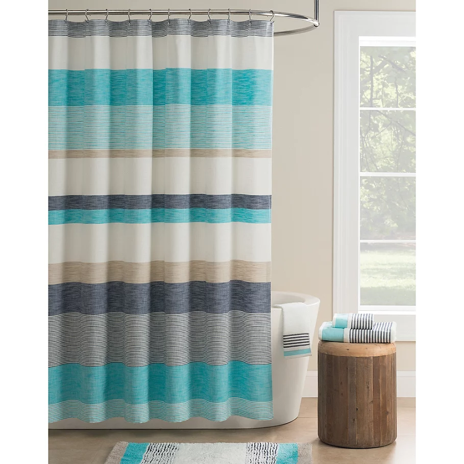 KAS Seneca Stripe Shower Curtain