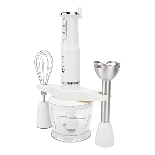  KASD Handmixer, Abnehmbarer Mischkopf Elektrischer Mixer Edelstahlklingen fuer den Babynahrungsprozess zur Herstellung von Frucht Smoothies