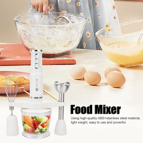  KASD Handmixer, Abnehmbarer Mischkopf Elektrischer Mixer Edelstahlklingen fuer den Babynahrungsprozess zur Herstellung von Frucht Smoothies