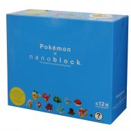JAPAN KAWADA Nanoblock Pokemon Pocket Monster Series 01 0203 1BOX 11Pcs +Bonus