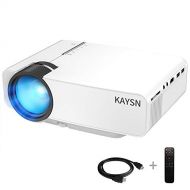 KAYSN Mini Projector,Supports 200-inch and 1080P Video Projectors,Kaysn 50000 Hours Multimedia Home Theater Movie Projector,Compatible with Fire TV Stick,HDMI,VGA,TF, AV,USB,Laptop and S