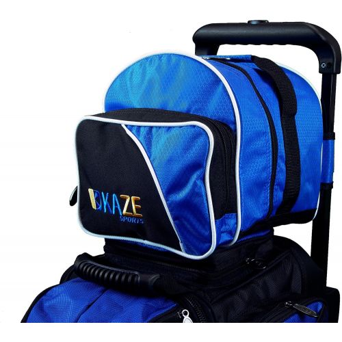  KAZE SPORTS 1 Ball Spare Kit Color Match Single Tote Bowling Add On Bag