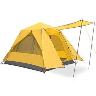 KAZOO Camping Tents 3 Person Waterproof Instant Tents 3 People Cabin Tent Easy Setup with Sun Shade Automatic Aluminum Pole