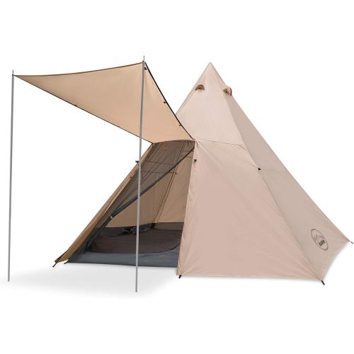  KAZOO Family Camping Tent Large Waterproof Tipi Tents 8 Person Room Teepee Tent Instant Setup Double Layer