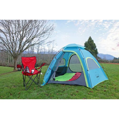  KAZOO Outdoor Camping Tent 2/4 Person Waterproof Camping Tents Easy Setup Two/Four Man Tent Sun Shade 2/3/4 People