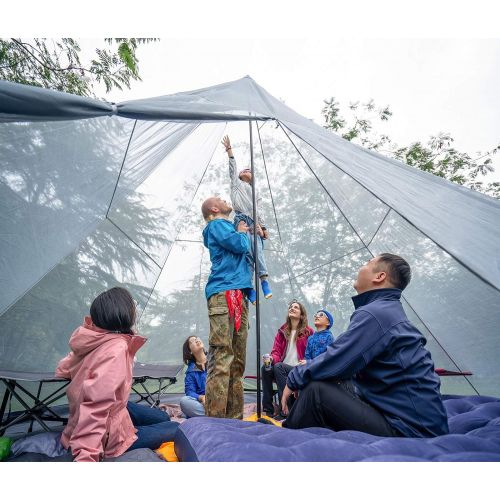  KAZOO Family Camping Tent Large Waterproof Tipi Tents 8 Person Room Teepee Tent Instant Setup Double Layer