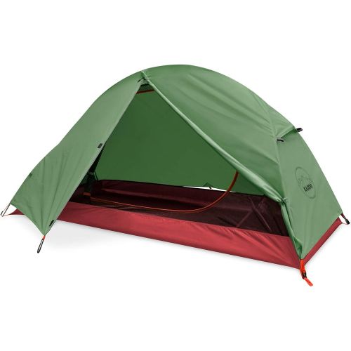  KAZOO Waterproof Backpacking Tent Ultralight 1 Person Lightweight Camping Tents 1 People Hiking Tents Aluminum Frame Double Layer (Eco-Friendly Fabric)