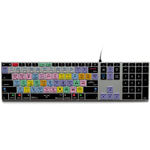  KB Covers Backlit Adobe Premiere Pro Keyboard (macOS)