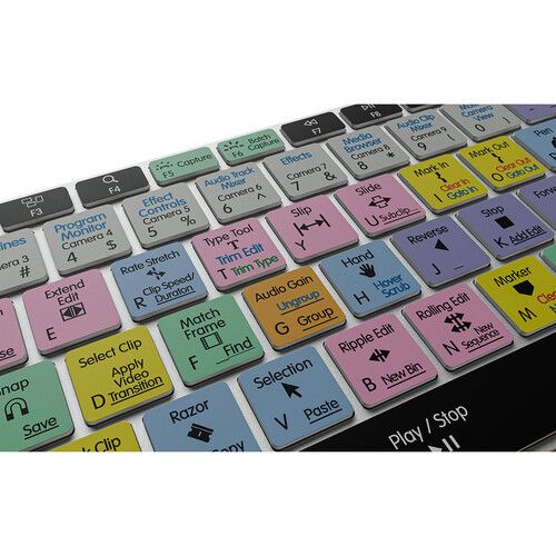  KB Covers Backlit Adobe Premiere Pro Keyboard (macOS)