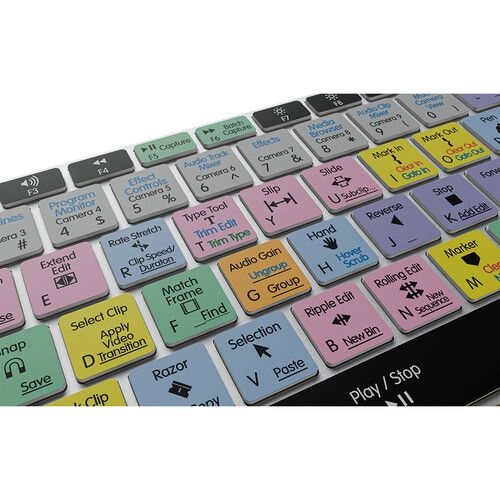  KB Covers Backlit Adobe Premiere Pro Keyboard (Windows)