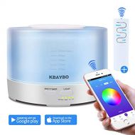 KBAYBO Smartphone App/Wi-Fi & Fernbedienung AEtherisches OEl Aroma Diffuser Cool Mist Aroma Luftbefeuchter (300ml)