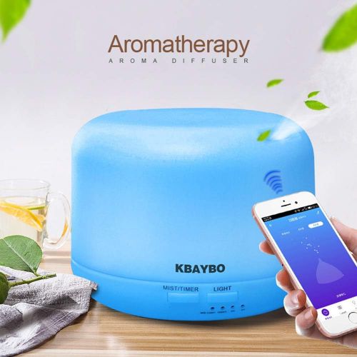  [아마존 핫딜] [아마존핫딜]KBAYBO Smartphone App/Wi-Fi & Fernbedienung AEtherisches OEl Aroma Diffuser Cool Mist Aroma Luftbefeuchter (300ml)