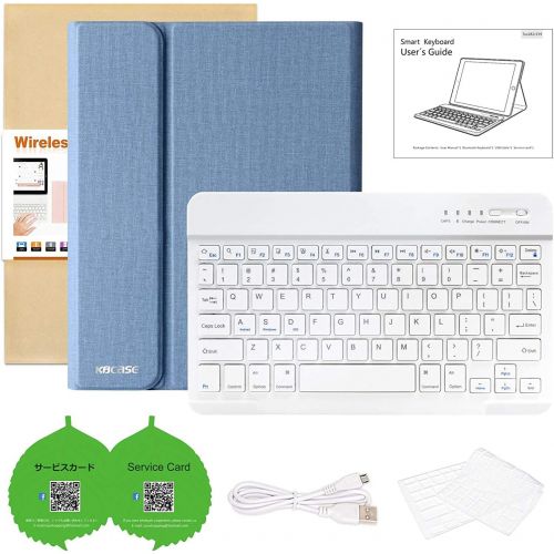  [아마존베스트]KBCASE iPad Air 4th Generation Case with Keyboard iPad 10.9 2020 Keyboard Case with Pencil Holder Bluetooth Keyboard Cover Case for iPad 11 Pro 2018, iPad Air 4 Gen, Slim Keyboard Case